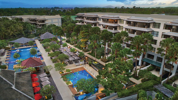 Aerial view of Marriott's Mai Khao Beach – Phuket