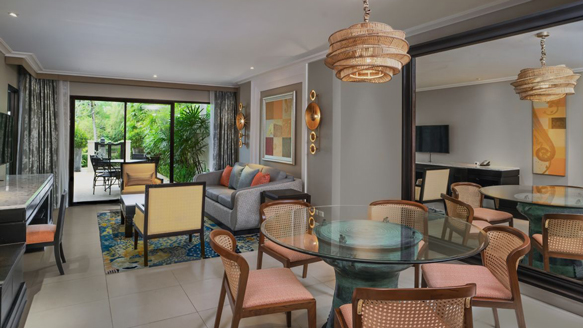 Marriott's Mai Khao Beach – Phuket villa living room and dining area