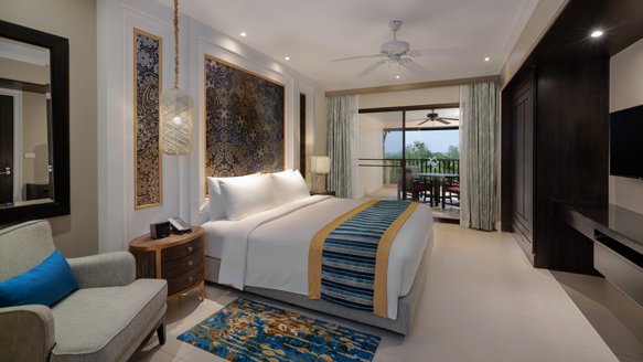Marriott's Mai Khao Beach – Phuket villa master bedroom with king bed